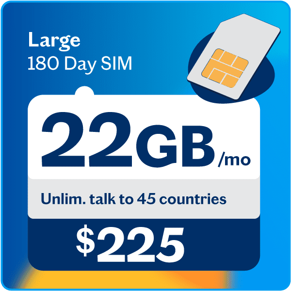 Large 180 Day SIM - Lebara